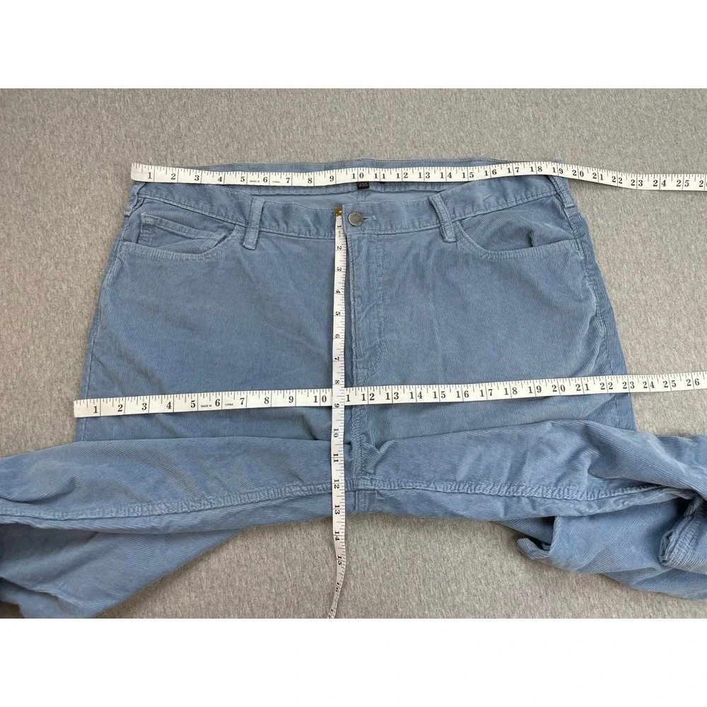 Banana Republic Pants Mens 38 x 34 Blue Cotton Blend Stretch Corduroy Traveler